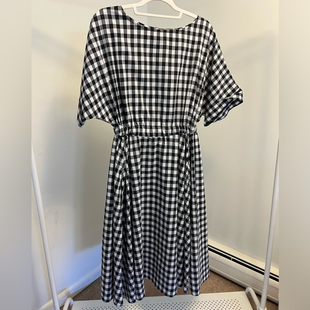 Black & White Checkered Dress